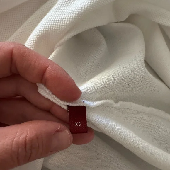 Gucci White Polo with Red Accents NWOT